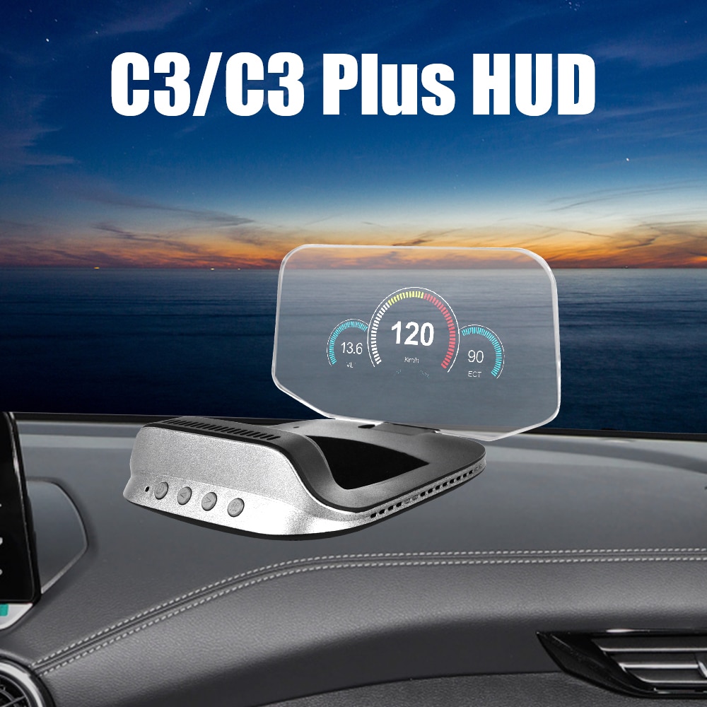 C3 HUD ׺̼ GPS obd2 ӵ   ÷, ڵ ׼ ڵ  Hud
